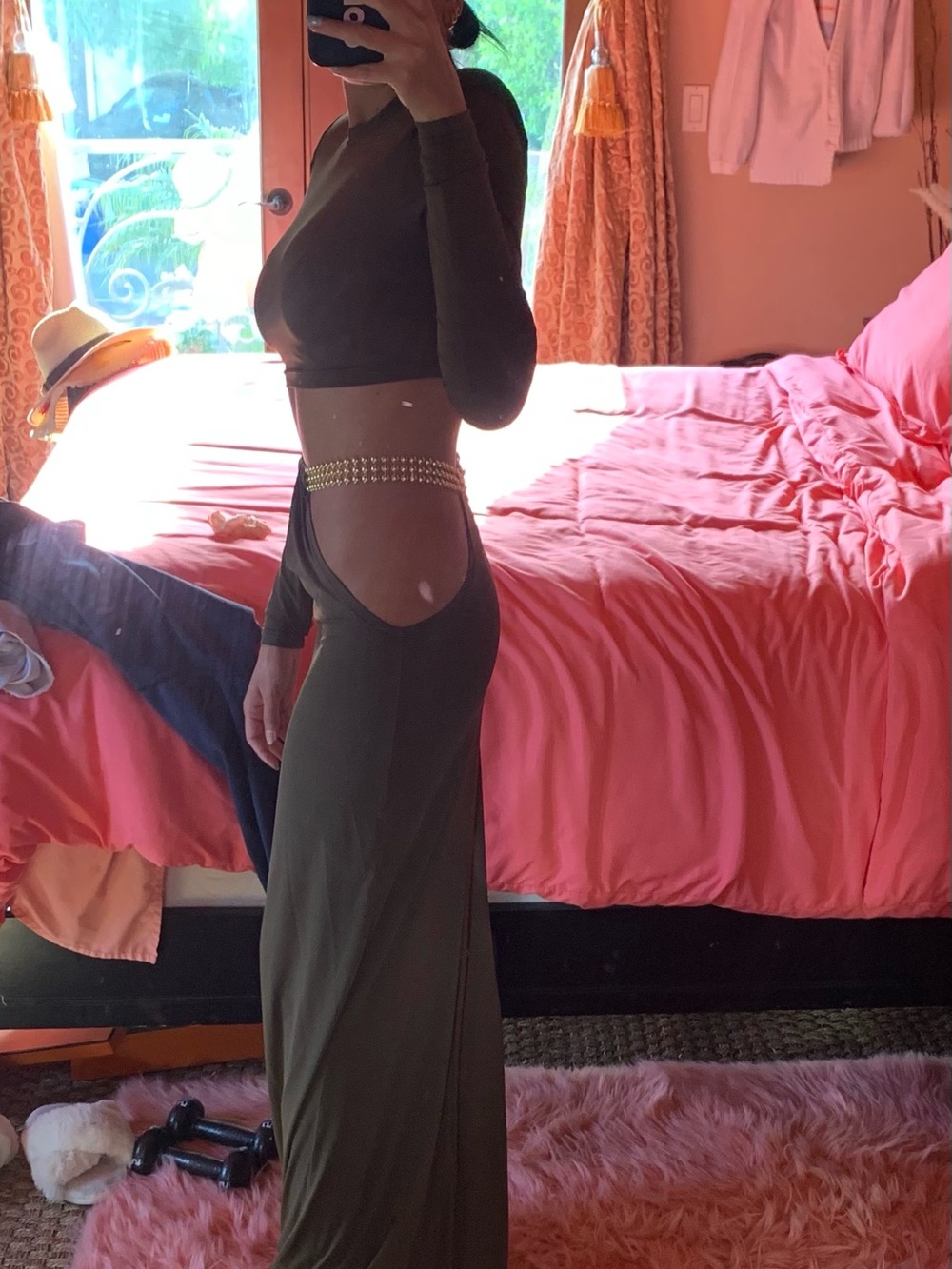 Two piece maxi dress